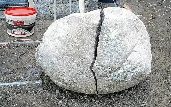 Steine zerkleinern
